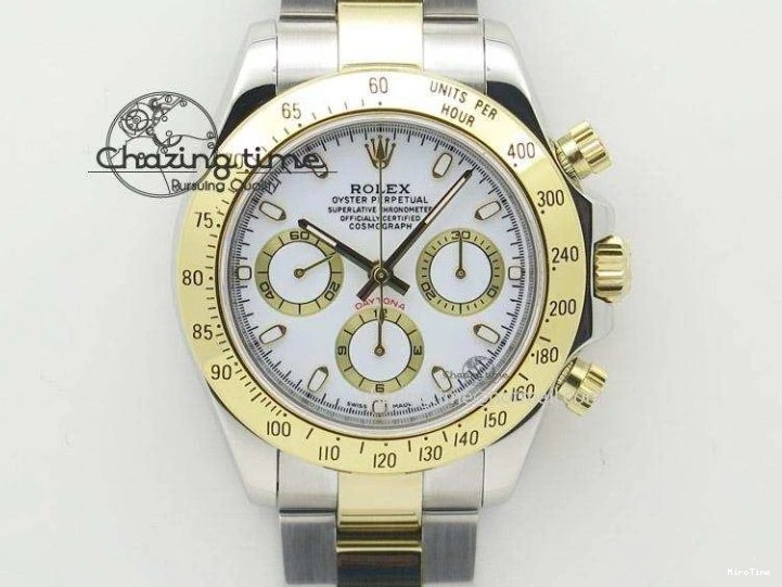 MiroTime 0417 Colorful Daytona 126518 QF 1:1 Best Edition White Dial on Oysterflex Strap SH4131 V6（Gain Weight） 1201